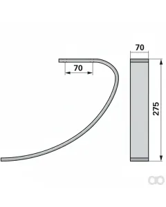 Prillinger - 00241234 - Packerfeder Form V Anstelle Vo