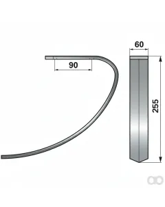 Prillinger - 00241235 - Packerfeder Form V Anstelle Vo
