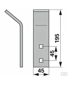 Prillinger - 00241236 - Verschleissplatte Anstelle Von