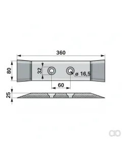 Prillinger - 00241285 - Grubberschar Anstelle Von Dond