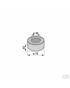 Prillinger - 00241607 - Schraegkugellager Anstelle Von