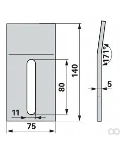 Prillinger - 00250035 - Abstreifblech Anstelle Von Kuhn