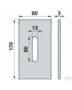 Prillinger - 00250081 - Abstreifblech Anstelle Von Rabewerk