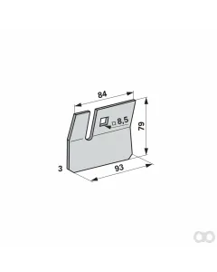 Prillinger - 00250173 - Abstreifer Anstelle Howard 180