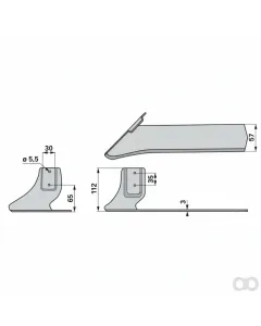 Prillinger - 00260529 - Winkelmesser Stangen Arbeitsbreite