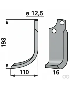 Prillinger - 00270059 - Bogenmesser Stangen Anstelle Von