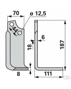 Prillinger - 00270062 - Winkelmesser Rechts Anstelle Von