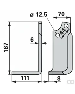 Prillinger - 00270063 - Winkelmesser Stangen Anstelle Von