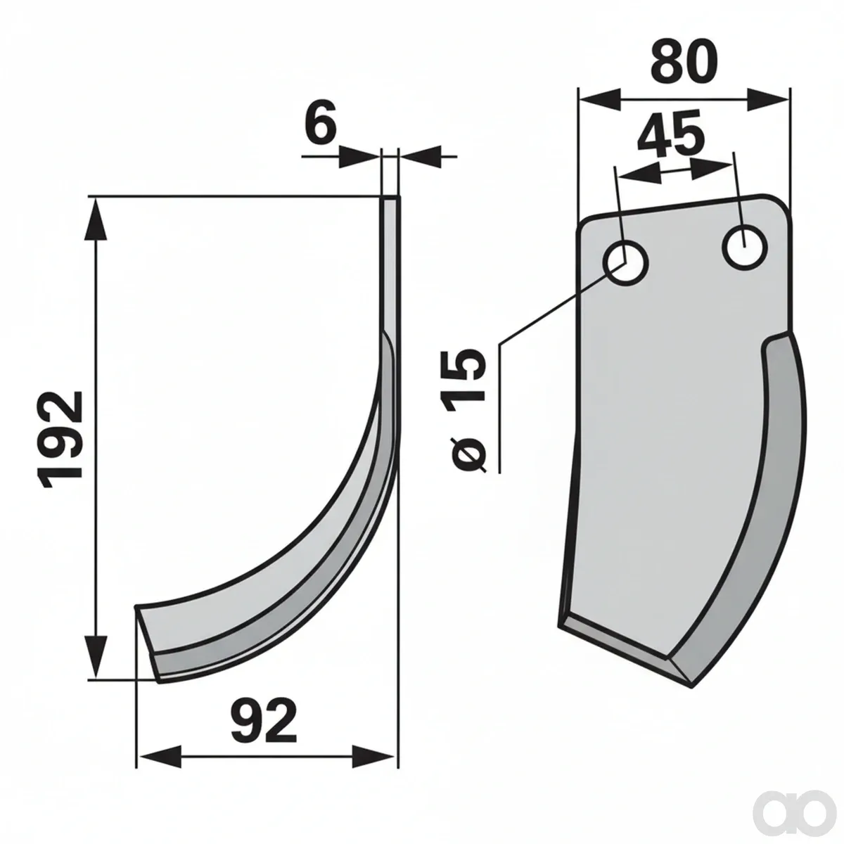 Prillinger - 00270365 - Bogenmesser Stangen Anstelle Von