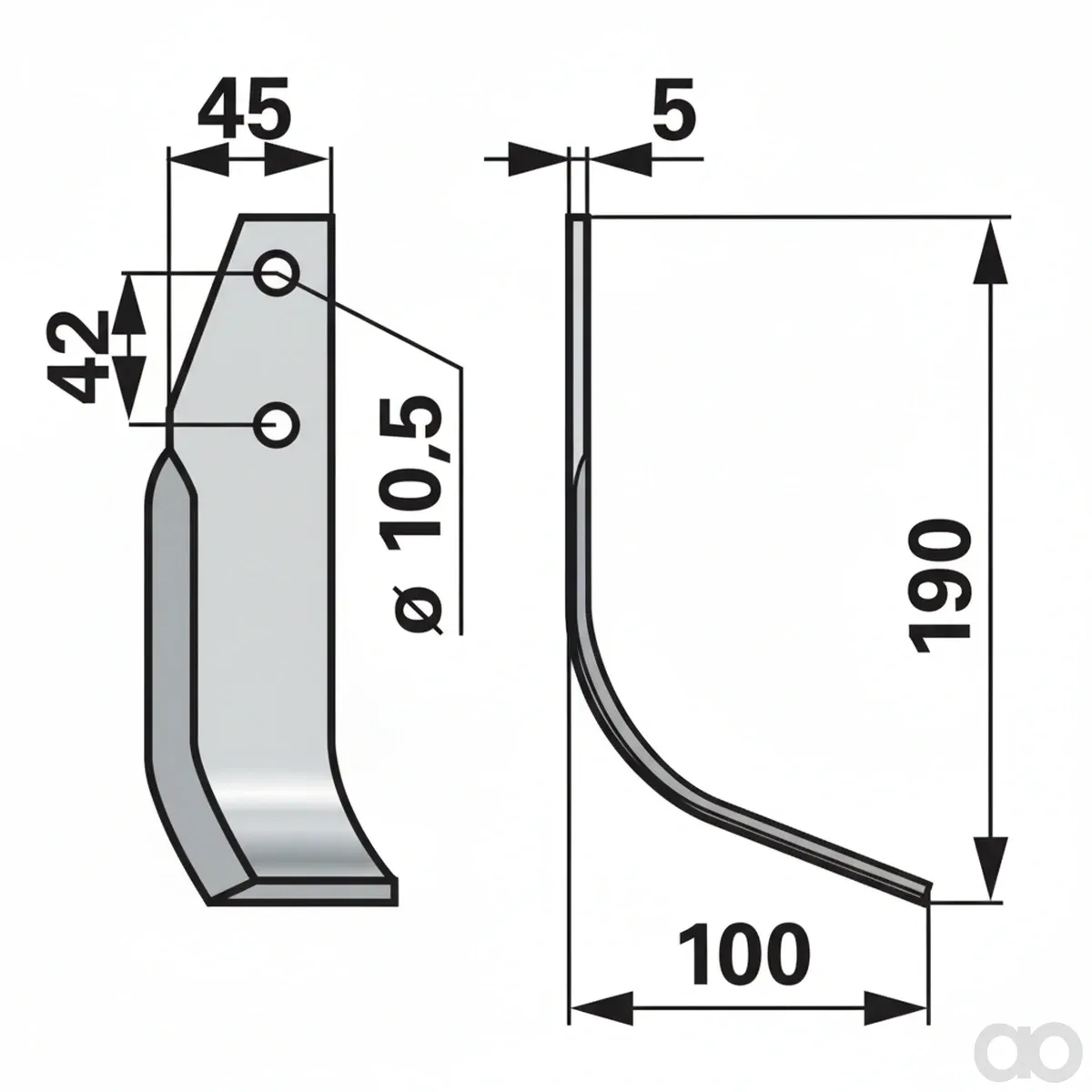 Prillinger - 00270387 - Bogenmesser Rechts Anstelle Von
