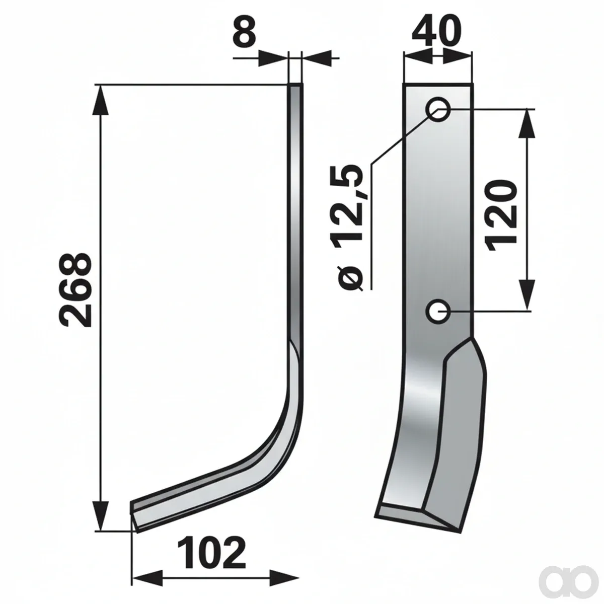 Prillinger - 00270609 - Bogenmesser Stangen Anstelle Von