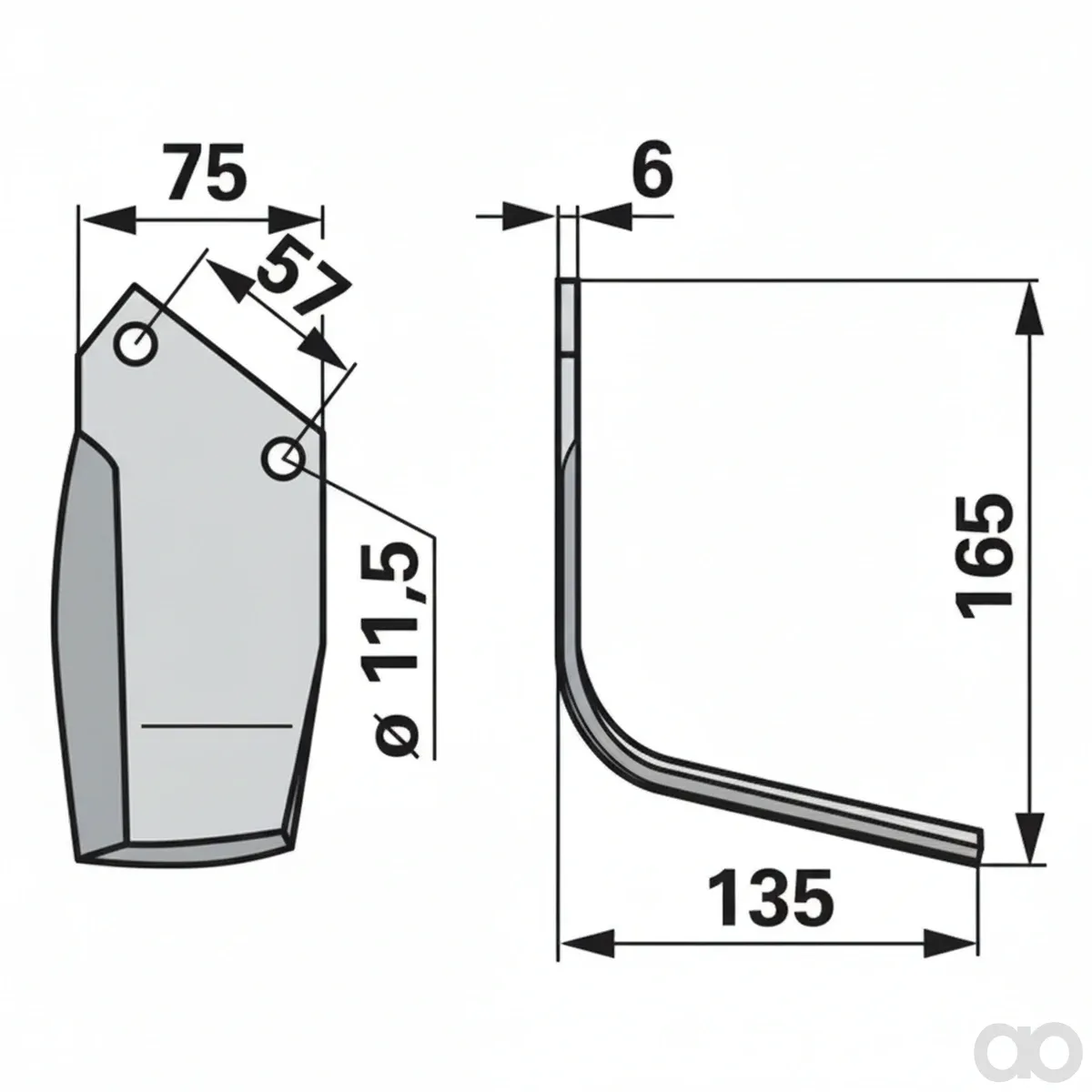 Prillinger - 00270620 - Winkelmesser Rechts Anstelle Von