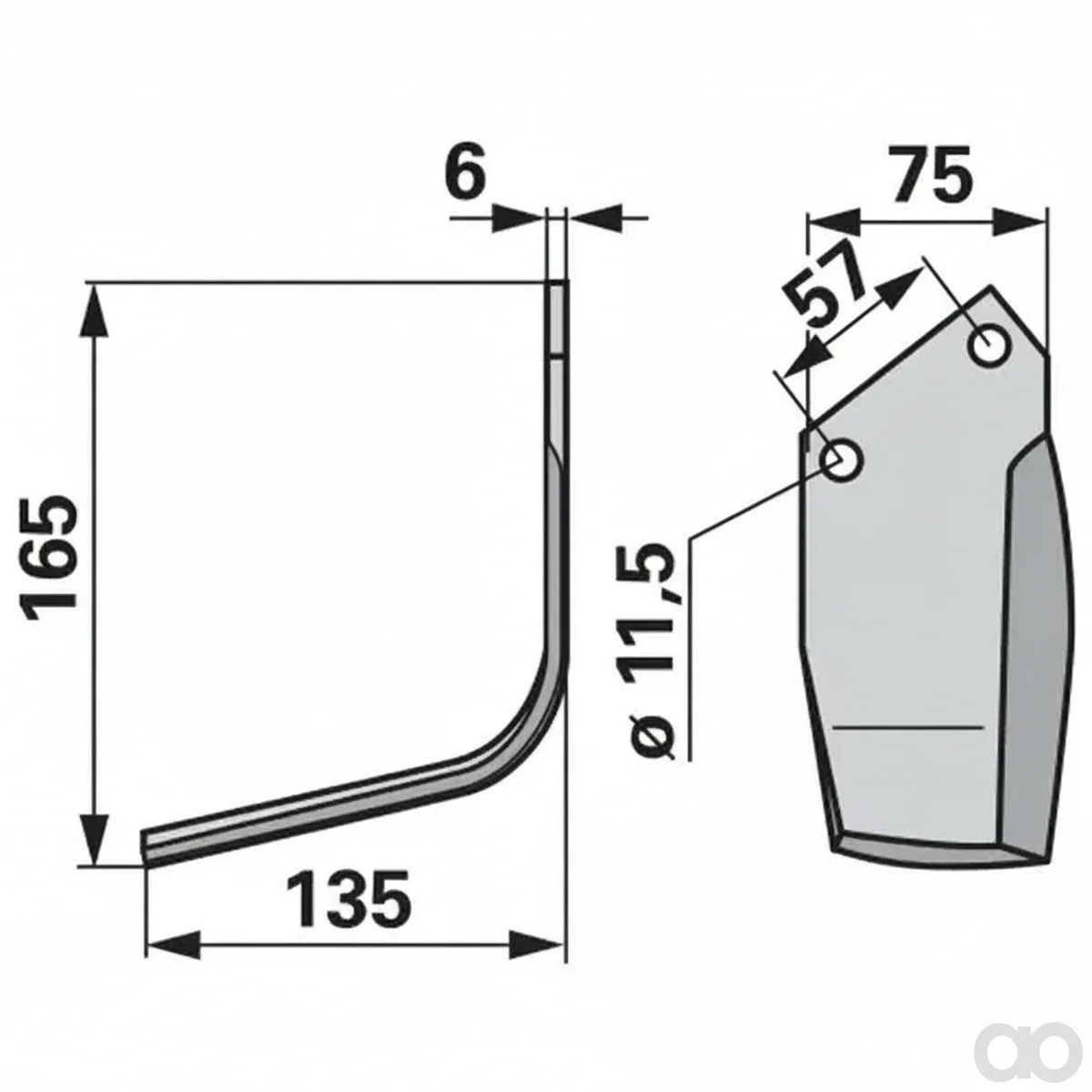 Prillinger - 00270621 - Winkelmesser Stangen Anstelle Von