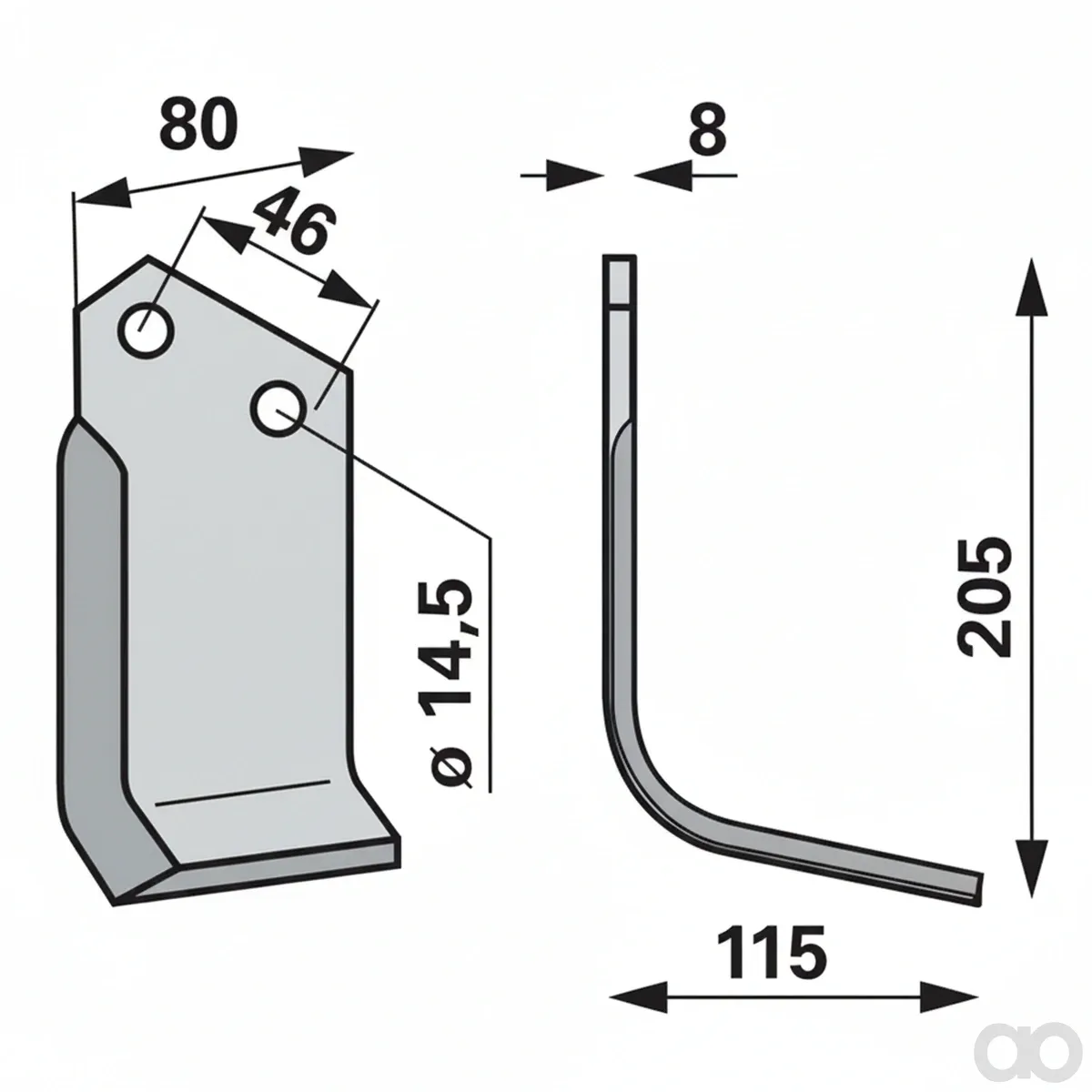 Prillinger - 00270646 - Winkelmesser Rechts Anstelle Von