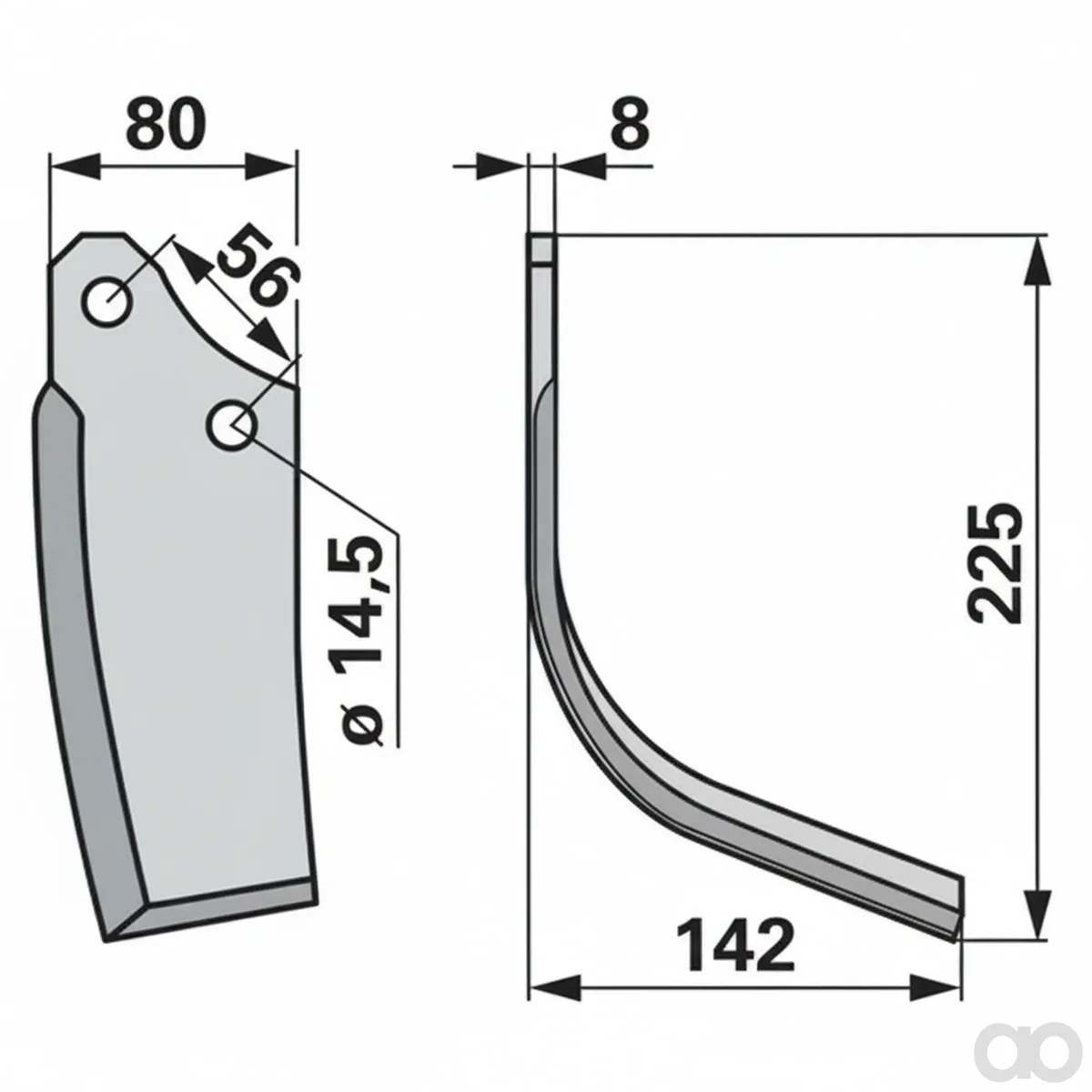 Prillinger - 00270672 - Bogenmesser Rechts Anstelle Von