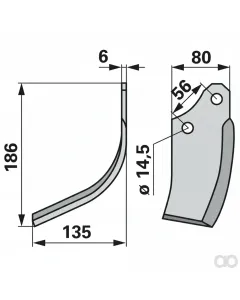 Prillinger - 00270677 - Bogenmesser Stangen Anstelle Von