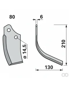 Prillinger - 00270698 - Bogenmesser Rechts Anstelle Von