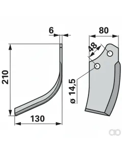 Prillinger - 00270699 - Bogenmesser Stangen Anstelle Von