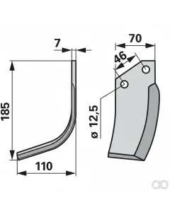 Prillinger - 00270729 - Bogenmesser Stangen Anstelle Von