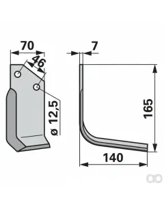 Prillinger - 00270732 - Winkelmesser Rechts Anstelle V