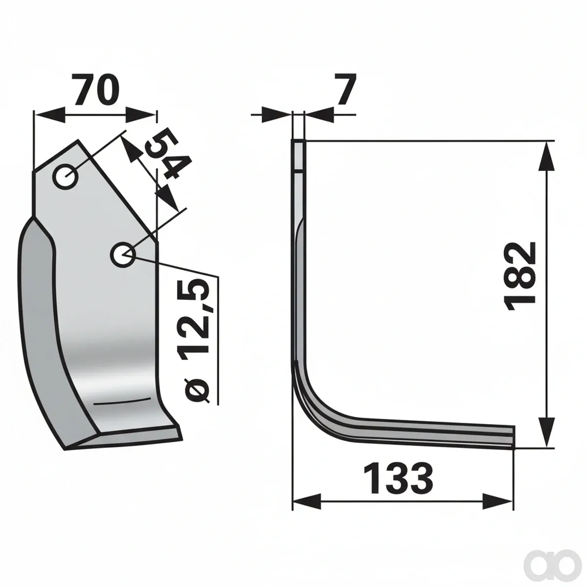 Prillinger - 00270776 - Winkelmesser Rechts Anstelle V