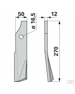 Prillinger - 00270902 - Fraesmesser Rechts Anstelle V