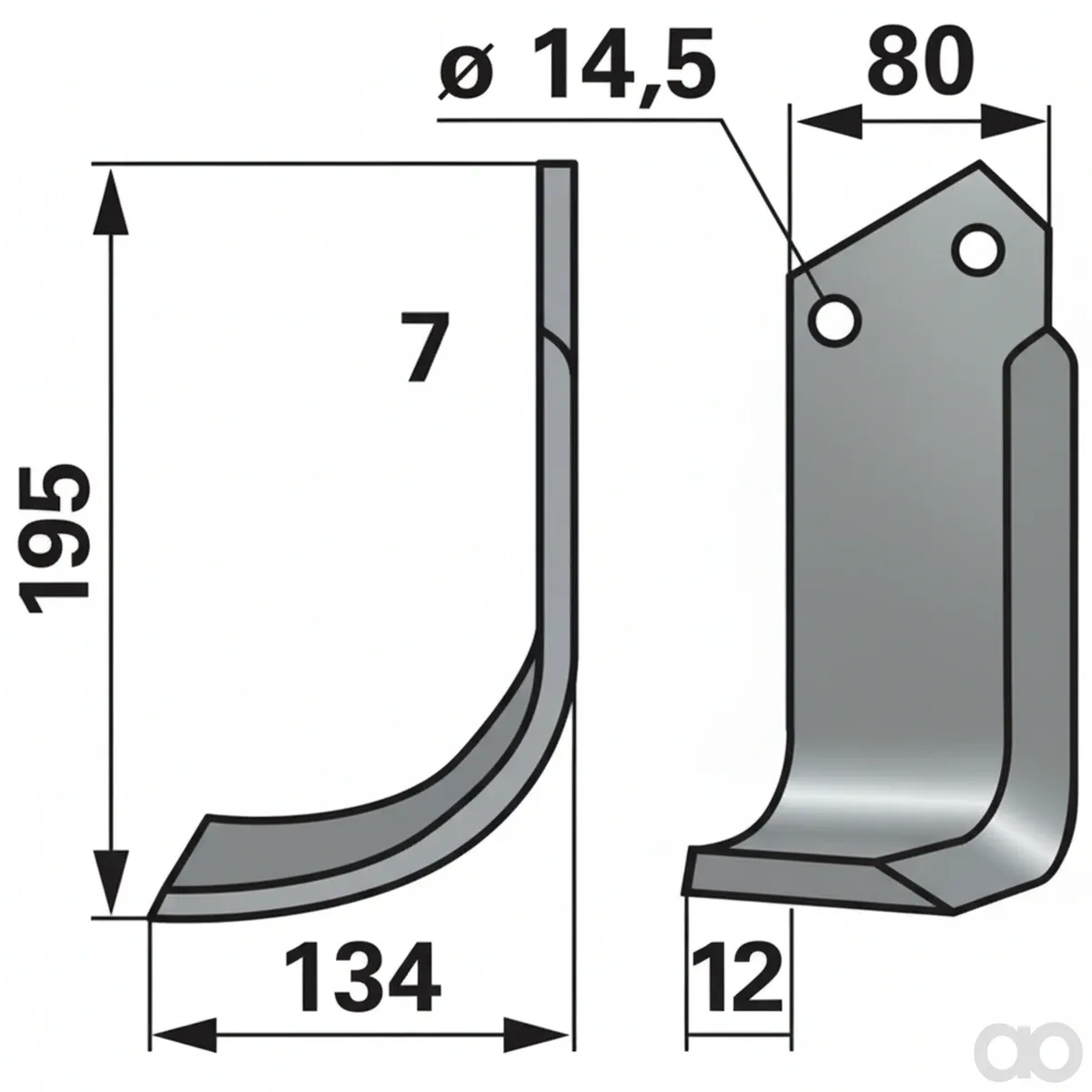 Prillinger - 00271015 - Bogenmesser Stangen Anstelle V