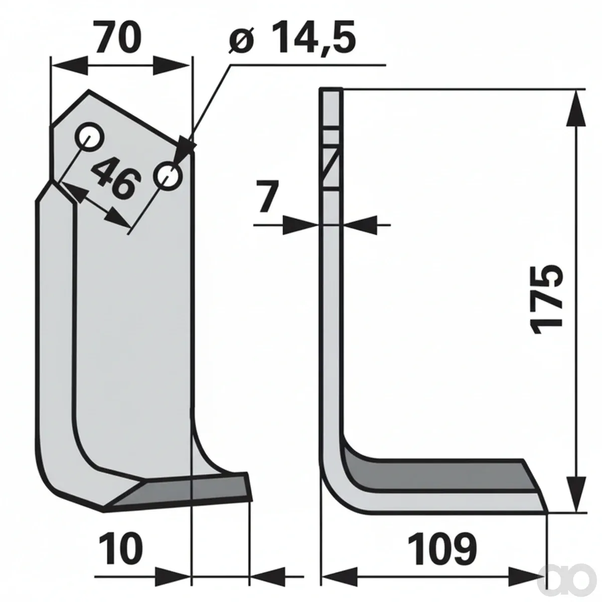 Prillinger - 00271140 - Winkelmesser Rechts Anstelle V