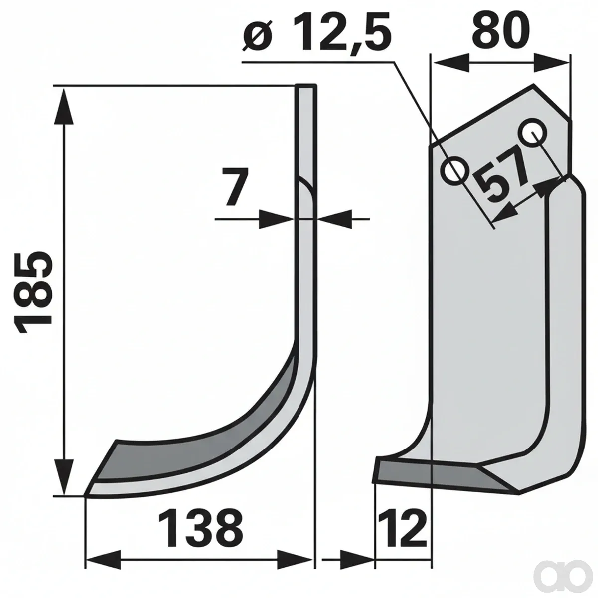 Prillinger - 00271149 - Bogenmesser Stangen Anstelle V