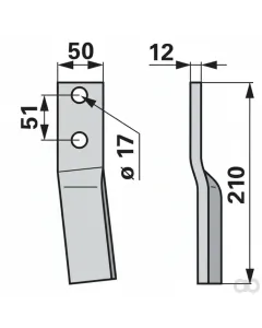 Prillinger - 00271152 - Rotorzinke Rechts Anstelle V