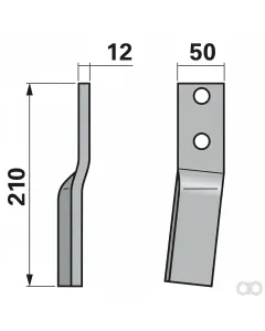 Prillinger - 00271153 - Rotorzinke Stangen Anstelle V