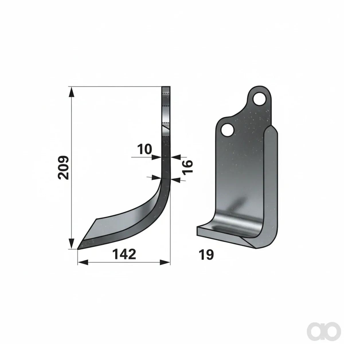 Prillinger - 00271219 - Bogenmesser Stangen Anstelle Von