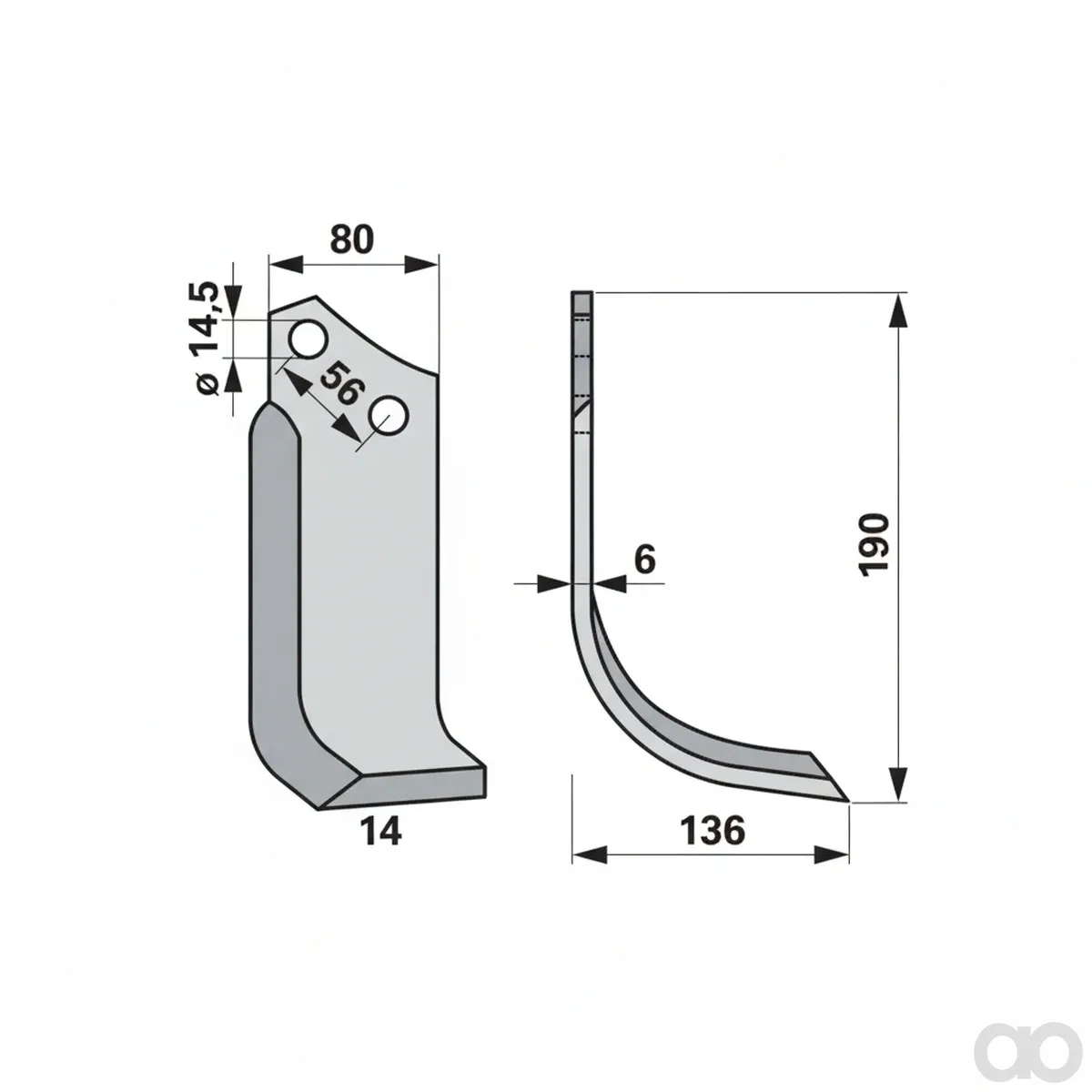 Prillinger - 00271226 - Bogenmesser Rechts Anstelle Von