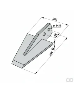 Prillinger - 00271245 - Spaten Arbeitsbreite = 200