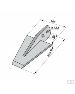 Prillinger - 00271247 - Spaten Arbeitsbreite = 165