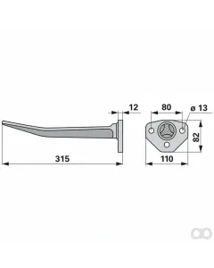 Prillinger - 00280103 - Ruetteleggenzinke Vorne Anstelle