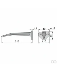 Prillinger - 00280104 - Ruetteleggenzinke Hinten Anstelle