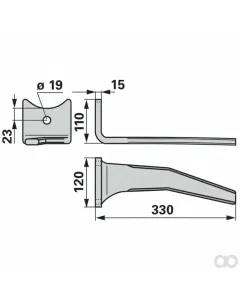 Prillinger - 00280107 - Kreiseleggenzinke Stangen Anstelle
