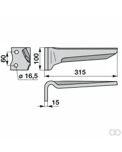 Prillinger - 00280133 - Kreiseleggenzinke Stangen Anstelle