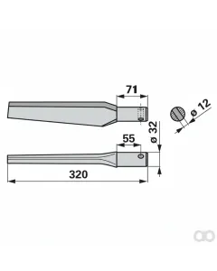 Prillinger - 00280150 - Kreiseleggenzinke Rechts Anstelle