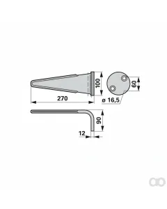 Prillinger - 00280163 - Kreiseleggenzinke Gerade Anstelle