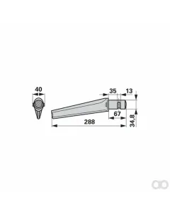 Prillinger - 00280183 - Kreiseleggenzinke Gerade Anstelle