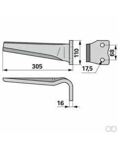 Prillinger - 00280192 - Kreiseleggenzinke Rechts Anstelle