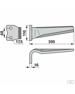 Prillinger - 00280193 - Kreiseleggenzinke Stangen Anstelle