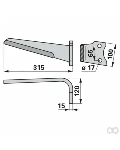 Prillinger - 00280250 - Kreiseleggenzinke Rechts Anstelle