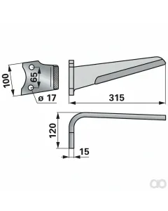 Prillinger - 00280251 - Kreiseleggenzinke Stangen Anstelle