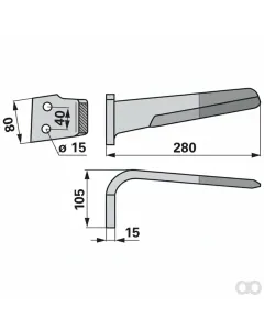 Prillinger - 00280267 - Kreiseleggenzinke Stangen Anstelle