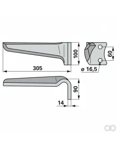Prillinger - 00280314 - Kreiseleggenzinke Rechts Anstelle