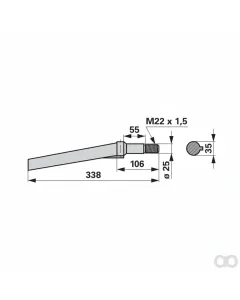 Prillinger - 00280316 - Kreiseleggenzinke Gerade Rotor