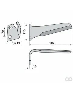 Prillinger - 00280619 - Kreiseleggenzinke Stangen Anstelle